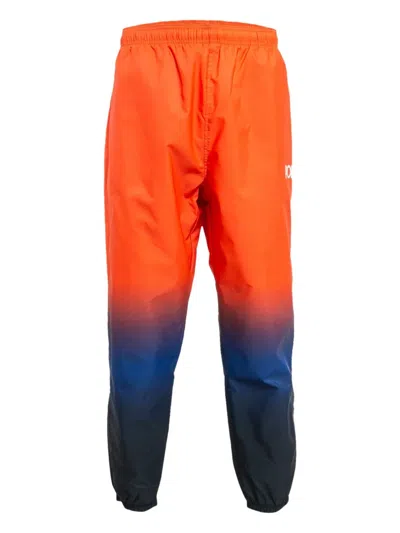 Pre-owned Polo Ralph Lauren Vintage  Ombre-effect Track Pants In Orange