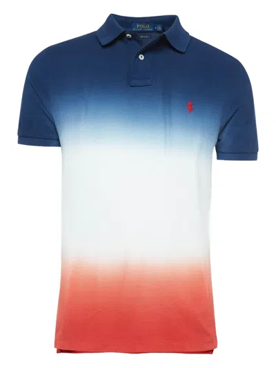 Pre-owned Polo Ralph Lauren Vintage  Ombre Polo Shirt