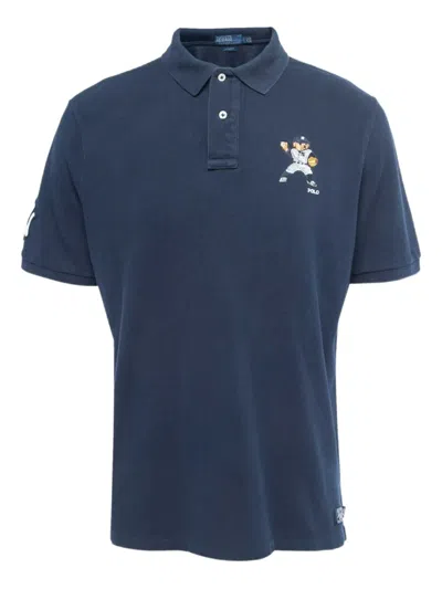 Pre-owned Polo Ralph Lauren Vintage  Polo-bear-motif Polo Shirt