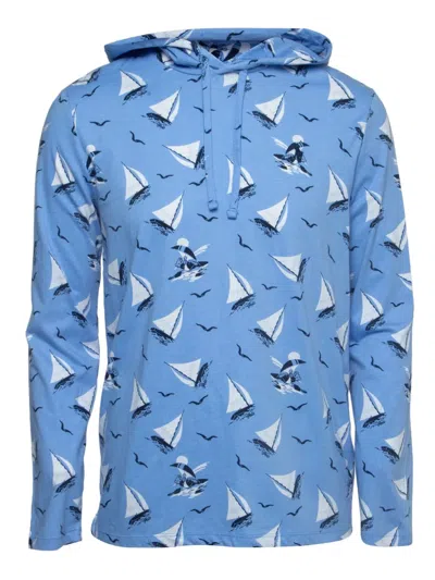 Pre-owned Polo Ralph Lauren Vintage  Sailboat-print Hoodie