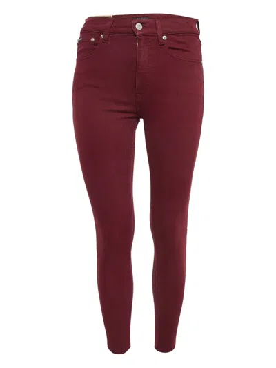 Pre-owned Polo Ralph Lauren Vintage  Cotton Jeans In Red
