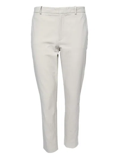 Pre-owned Polo Ralph Lauren Vintage Slim-fit Trousers In White