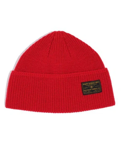Polo Ralph Lauren Vintage Style Watch Cap In Red