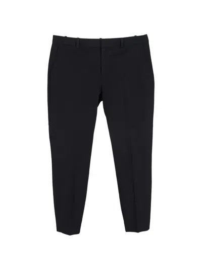 Pre-owned Polo Ralph Lauren Vintage Tapered Cropped Trousers In Black