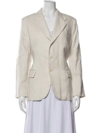 Pre-owned Polo Ralph Lauren Vintage Tweed Pattern Blazer In Neutrals