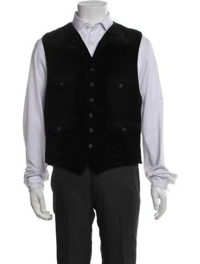 Pre-owned Polo Ralph Lauren Vintage Vest In Black