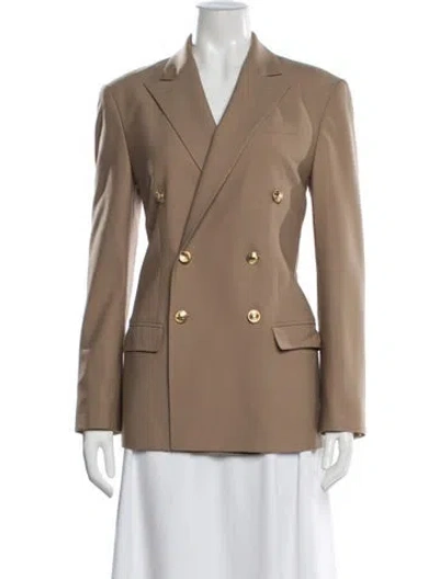 Pre-owned Polo Ralph Lauren Vintage Wool Blazer In Neutral