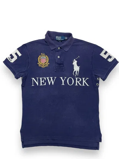 Pre-owned Polo Ralph Lauren Vintage Y2k Chief Keef Ralph Laurent Black New York Polo