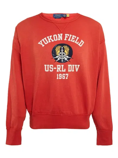Pre-owned Polo Ralph Lauren Vintage Yukon Field Graphic Sweatshirt