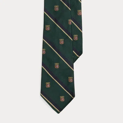 Polo Ralph Lauren Vintage-inspired Striped Club Tie In Green In Multi