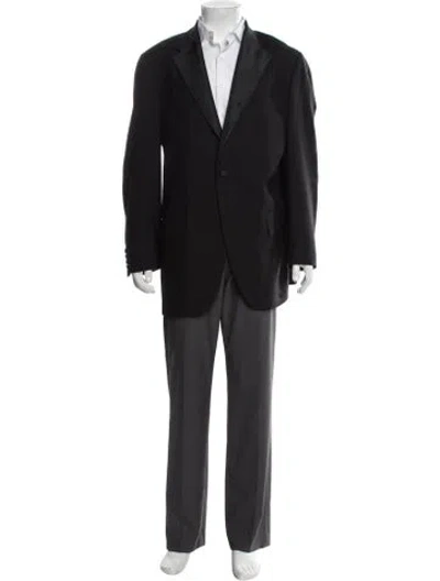 Pre-owned Polo Ralph Lauren Virgin Wool Blazer In Gray