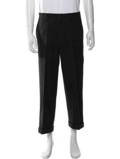 Pre-owned Polo Ralph Lauren Virgin Wool Pants In Green