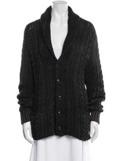 Pre-owned Polo Ralph Lauren V-neck Sweater In Black