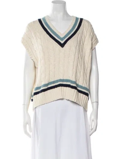 Pre-owned Polo Ralph Lauren V-neck Sweater In Multi