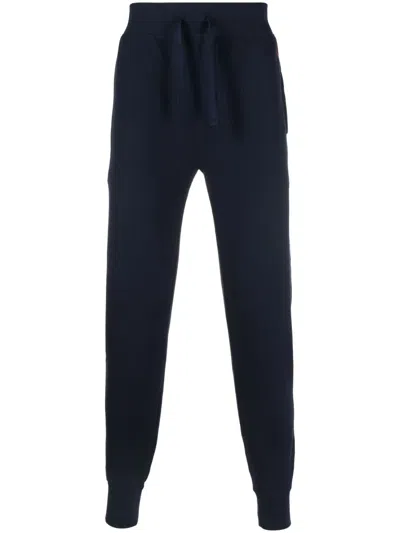 Polo Ralph Lauren Waffle-effect Pajama Trousers In Blue