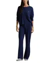 Polo Ralph Lauren Waffle Pajama Set In Navy