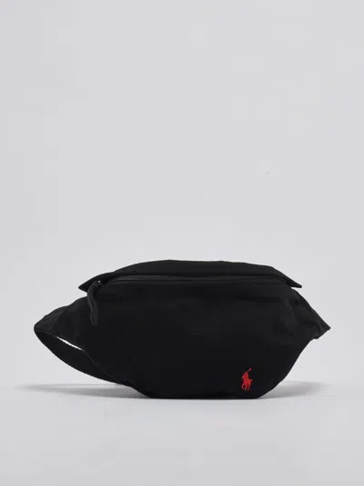 Polo Ralph Lauren Waist Bag-medium Shoulder Bag In Nero