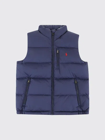 Polo Ralph Lauren Waistcoat Kids Color Blue