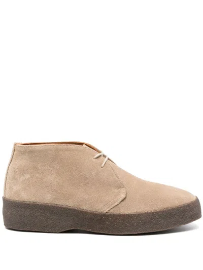 Polo Ralph Lauren Waldon Derby Shoes In Brown