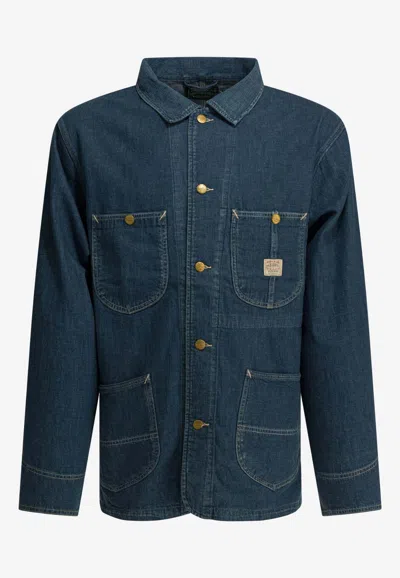 Polo Ralph Lauren Waldron Utility Denim Jacket In Blue
