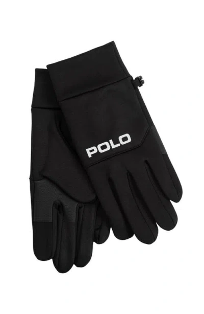 Polo Ralph Lauren Washable Commuter Touch Glove In Black