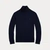 Polo Ralph Lauren Washable Wool Roll Neck Jumper In Black