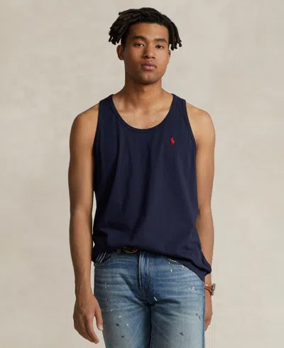 Polo Ralph Lauren Washed Jersey Tank In Black