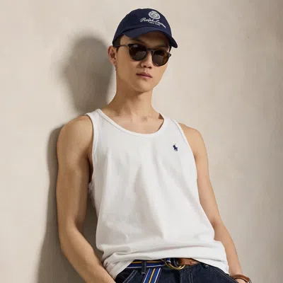 Polo Ralph Lauren Washed Jersey Tank In White