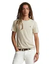 Polo Ralph Lauren Classic Fit Jersey Crewneck T-shirt In Expedition Dune Heather