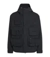 Polo Ralph Lauren Water-repellent Hooded Jacket In Black