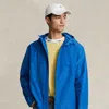 Polo Ralph Lauren Water-repellent Hooded Jacket In Blue