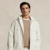 Polo Ralph Lauren Water-repellent Hooded Jacket In Cream
