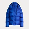 Polo Ralph Lauren Water-repellent Quilted Down Jacket In Blue
