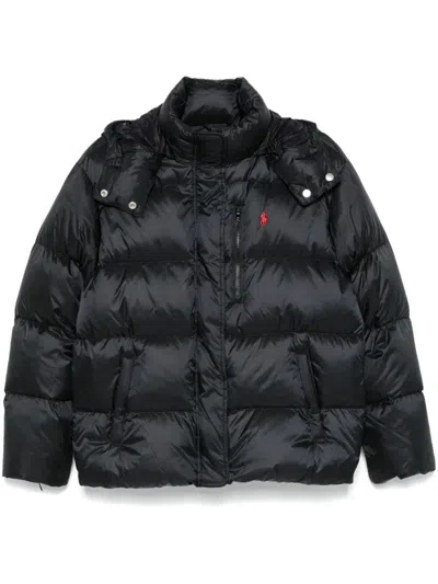 POLO RALPH LAUREN POLO RALPH LAUREN WATER-REPELLENT QUILTED DOWN JACKET WITH DETACHABLE HOOD CLOTHING
