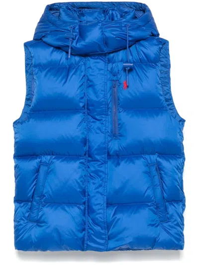 Polo Ralph Lauren Water-repellent Quilted Gilet In Blue