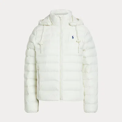 Polo Ralph Lauren Water-resistant Packable Hooded Jacket In White
