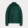 Polo Ralph Lauren Water-resistant Packable Hooded Jacket In Green