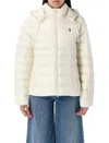 Polo Ralph Lauren Water-resistant Packable Puff Hooded Jacket In White