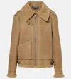Polo Ralph Lauren Watson Merino Shearling Jacket In Truffle