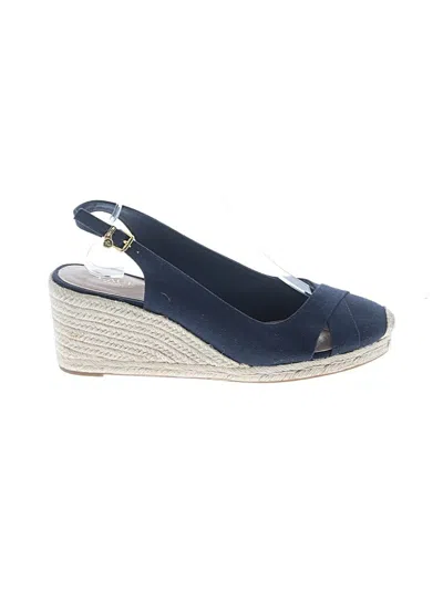 Pre-owned Polo Ralph Lauren Wedges In Blue