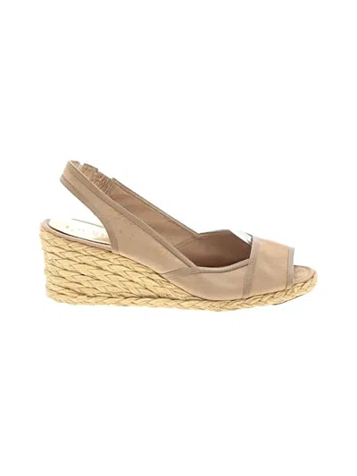 Pre-owned Polo Ralph Lauren Wedges In Tan