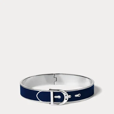 Polo Ralph Lauren Welington Enamel Bracelet In Navy/grey