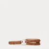 Polo Ralph Lauren Welington Pebbled Tri-strap Belt In Rl Gold