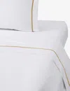 Polo Ralph Lauren Chamois Westbank Chamois Cotton Double Flat Sheet 240cm X 295cm Super King In Chamois
