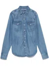 Polo Ralph Lauren Western Denim Shirt In Blue