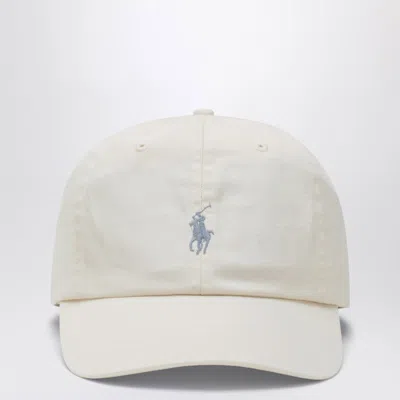Polo Ralph Lauren White Baseball Cap With Logo