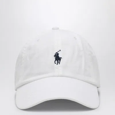 Polo Ralph Lauren White Baseball Cap With Logo