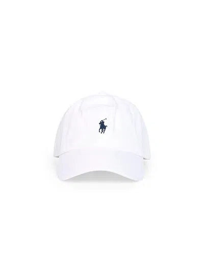 Polo Ralph Lauren White Chino Embroidery Cap<br/>