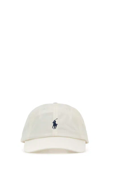 Polo Ralph Lauren White Cotton Baseball Cap