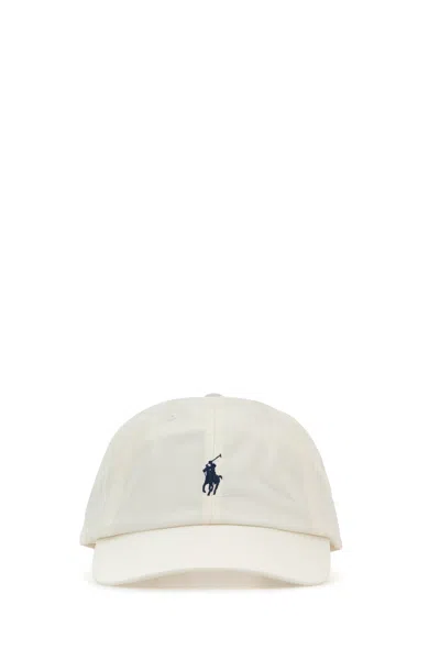 Polo Ralph Lauren White Cotton Baseball Cap